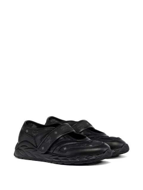 MCM Skywander monogram-print touch-strap sneakers Black 62MESGSAH02BK038