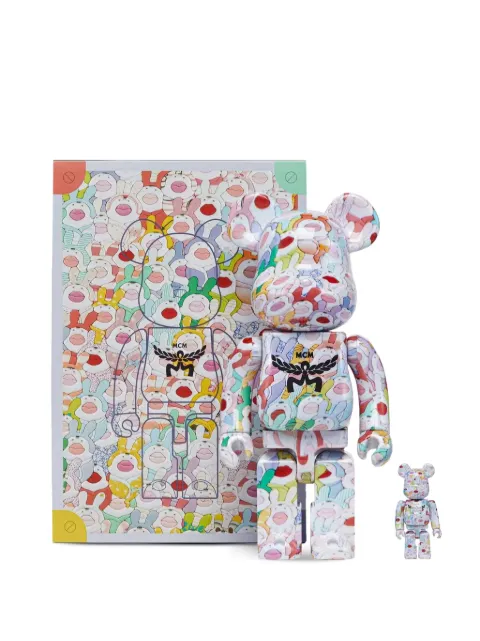MCM x Be@rbrick graphic-print figure set Neutrals 62MEZFAMM11MT001