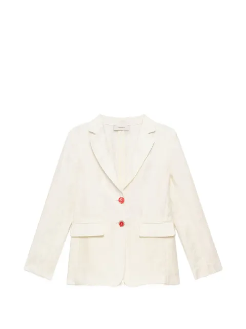MALIPARMI jacquard linen-blend jacket Neutrals JD64844010210001