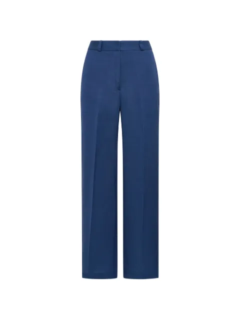 MALIPARMI Timeless pressed-crease straight-leg trousers Blue JH80334010680049
