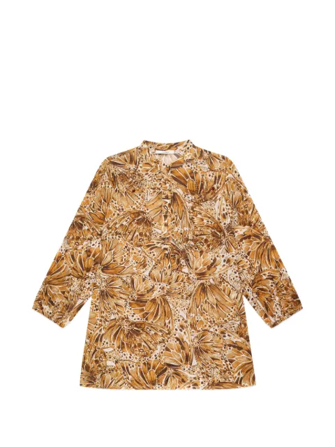 MALIPARMI sweet butterfly-print shirt Brown JM557415217A4154