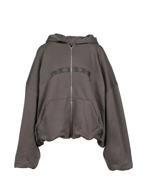 MISBHV Inflated Mbh Devil zip-up hoodie Grey 260U208