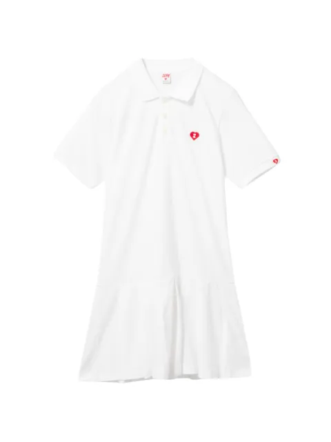 APEE™ by *A BATHING APE® logo-embroidered dress White 0PXDSAS498A6QWHX00S