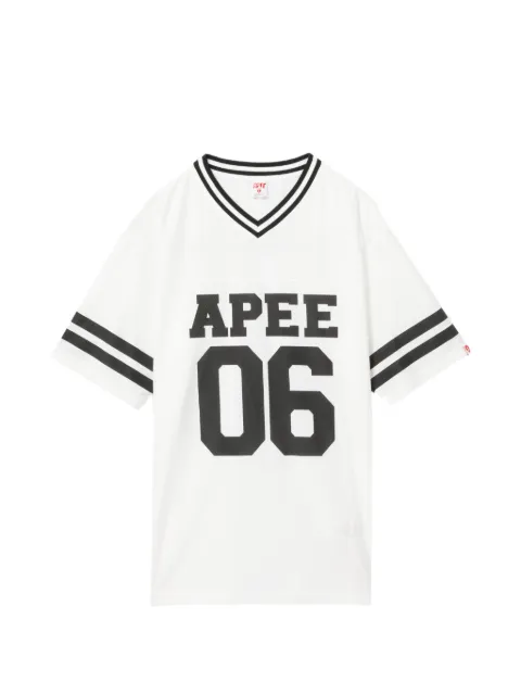 APEE™ by *A BATHING APE® logo-print T-shirt White 0PXTEAS500A6QWHX00S