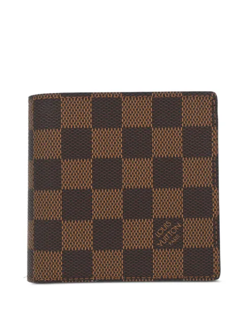 Louis Vuitton Pre-Owned 2009 Marco Damier Ebène wallet Brown 135915