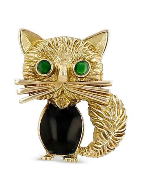 Van Cleef & Arpels 1980s cat brooch Gold 431619
