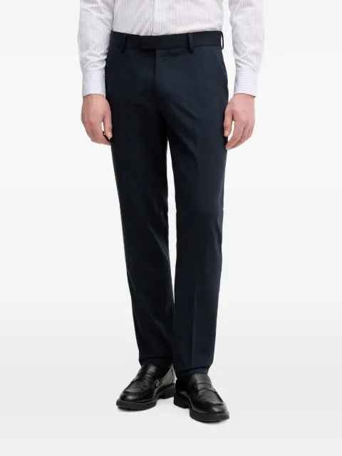 Sisley pressed-crease tailored trousers Blue 49B3SF05R