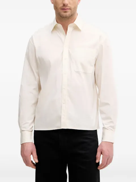 Sisley chest-pocket button-up shirt White 51C3SQ05H