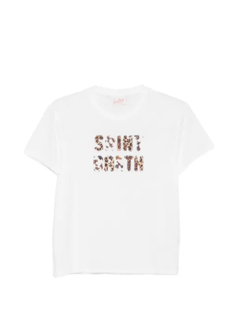 MC2 Saint Barth Emilie animal-print T-shirt White EMI000100298L