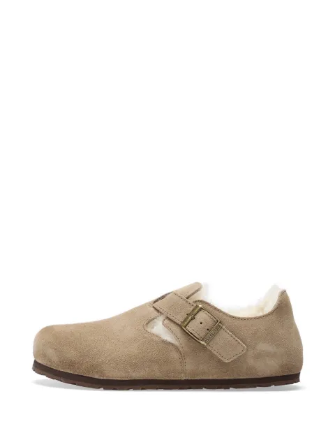Birkenstock London Shearling suede sneakers Neutrals 1028470