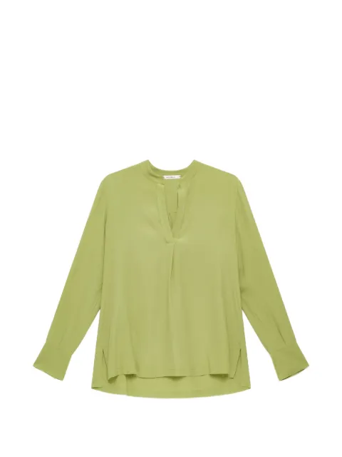 MALIPARMI fluid crepe blouse Green JM10335067260109