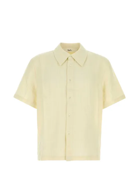 Séfr Dayot short-sleeves shirt Yellow MSS26DAYOTDOG