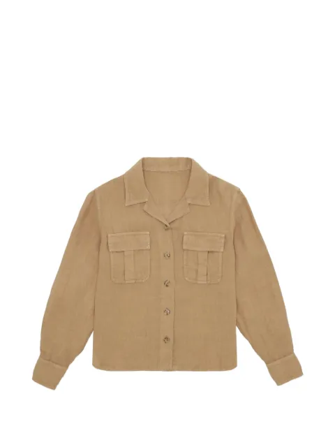 Fortela Bia military shirt Neutrals WBIAMY003SND