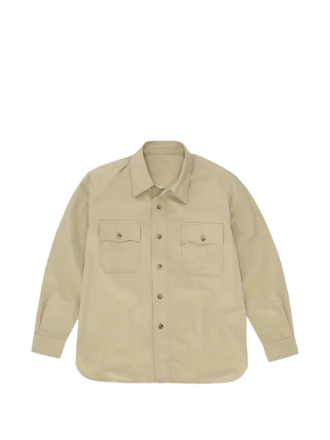 Fortela Cpo2.0 cotton-drill shirt jacket Neutrals CPO20DR002BGE