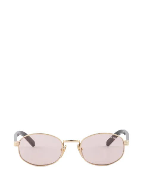 Prada Eyewear sunglasses with the iconic metal plaque Gold SPRB53C052E5AK