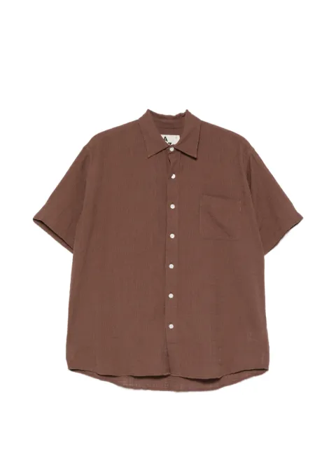 LA PAZ short-sleeve button-down shirt Brown SS260140910