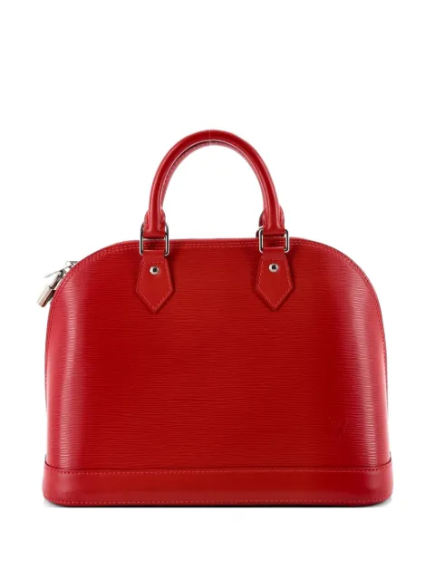 Louis Vuitton Pre-Owned Alma Handbag Epi Leather PM satchel Red ED06JVVXV58QGBWQ