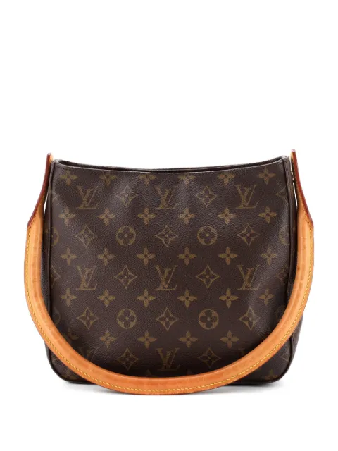 Louis Vuitton Pre-Owned Looping Handbag Monogram Canvas MM satchel Brown 9YC9Y4QJIDV5XZMD