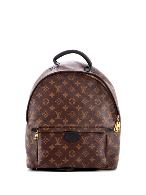 Louis Vuitton Pre-Owned Palm Springs Monogram Canvas MM backpack Brown VDS1E6HFKOIBCPM7