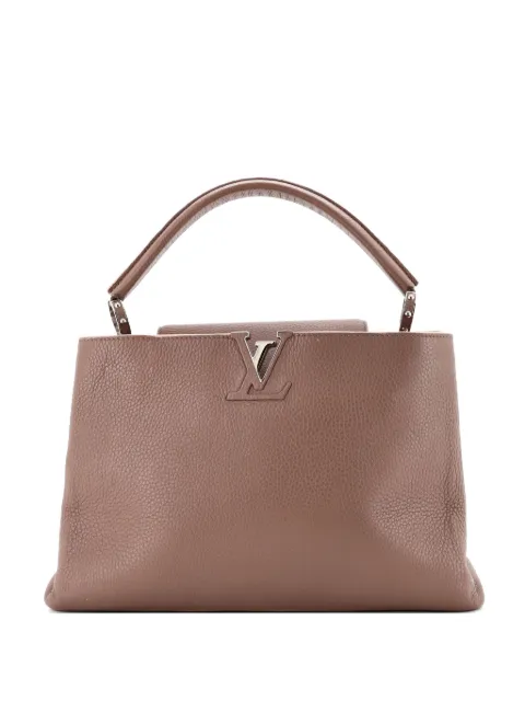 Louis Vuitton Pre-Owned Capucines Bag Leather MM satchel Neutrals VAJHHEY55V11PJ4C