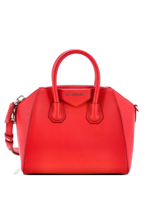 Givenchy Pre-Owned Antigona Bag Leather Mini crossbody bag Red 3LQP827JIOKKCTQS