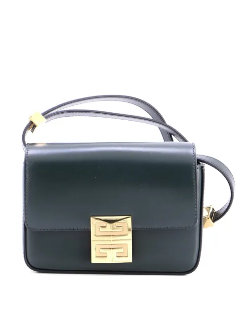 Givenchy Pre-Owned 4G Leather Small shoulder bag Green P27UUKNCNYPM1A0X
