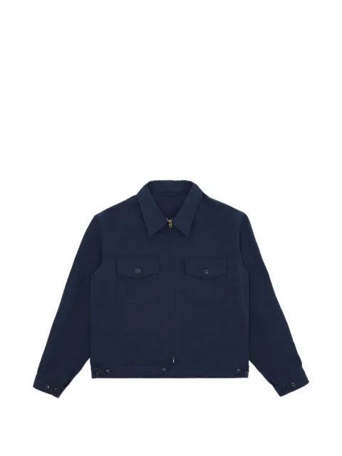 Fortela Albert zip-up shirt jacket Blue ALBERTMA295BLU