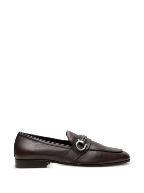 Ferragamo Gancini leather loafers Brown 794959