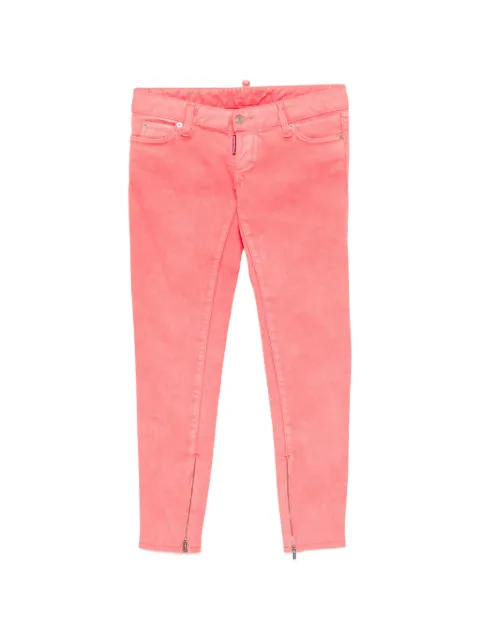 DSQUARED2 zipped-cuff jeans Pink S72LA0602S39781