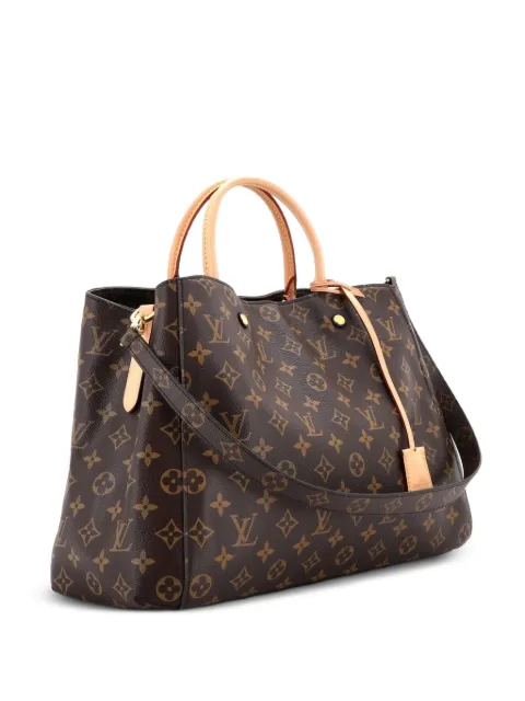 Louis Vuitton Pre-Owned Montaigne Handbag Monogram Canvas GM tote bag Brown TTHSTNV5FFVJCN34