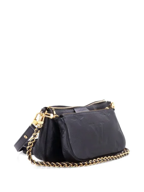 Louis Vuitton Pre-Owned Multi Pochette Accessoires Monogram Empreinte Giant crossbody bag Black 2S1Q2MTDMAYWTIWI