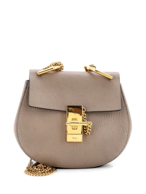 Chloé Pre-Owned Drew Leather Mini crossbody bag Neutrals NOPE5NI5TESI9Z8J