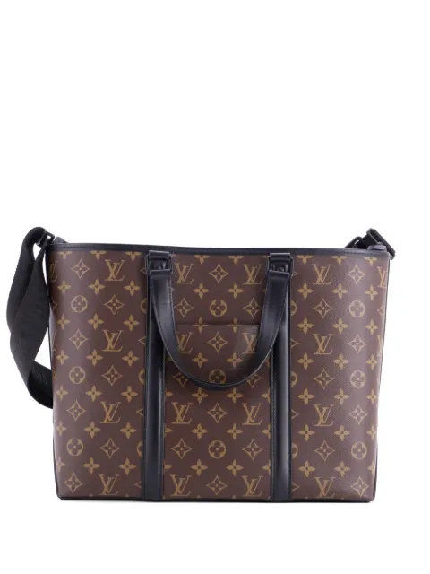 Louis Vuitton Pre-Owned Weekend Macassar Monogram Canvas PM tote bag Black HPDLPQ2NKDO9YM71