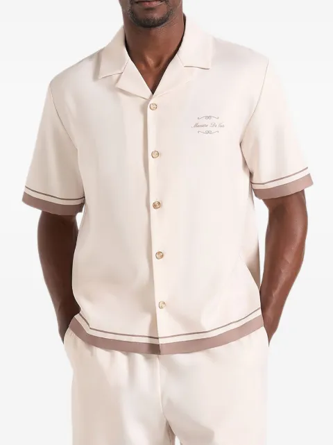 Manière De Voir Juan baroque resort shirt Neutrals MAN3623