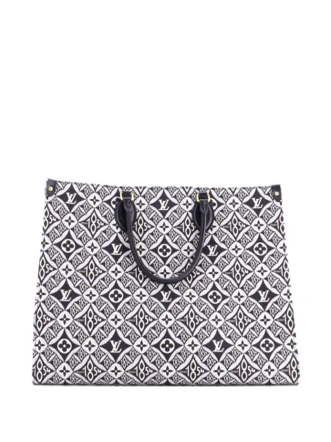 Louis Vuitton Pre-Owned OnTheGo Limited Edition Since 1854 Monogram Jacquard GM tote bag Black SBCDVC41GZILRDK6