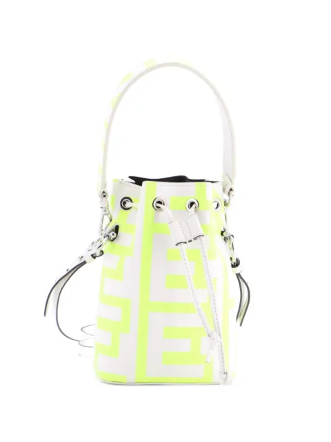 Fendi Pre-Owned x Marc Jacobs Mon Tresor Printed Leather Mini bucket bag Multicolour 4EE66N5LHUL43EO5