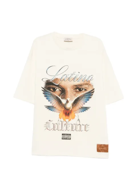 GARCIAS graphic-print cotton T-shirt Neutrals LATINOCULTUREX