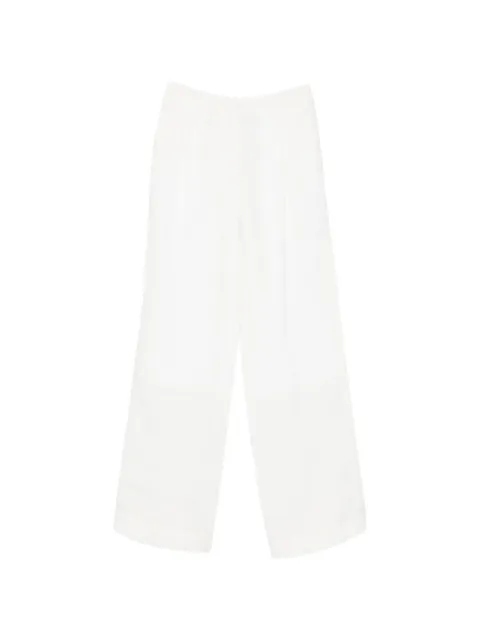 Forte Forte elasticated-waistband palazzo pants White 14828MYPANTS