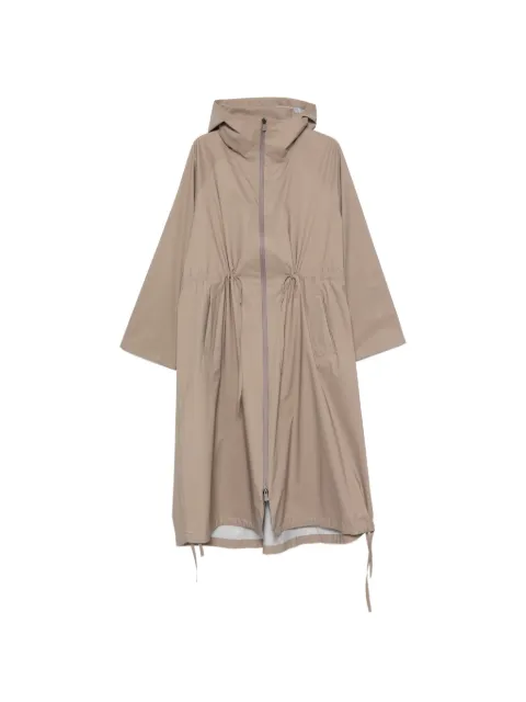 Herno drawstring-waist hooded coat Neutrals PA000082D12871