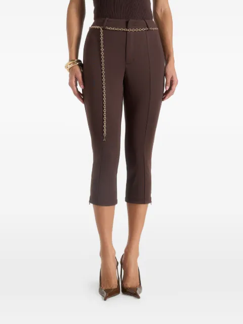 Manière De Voir Una capri leggings with chain Brown WMN4475