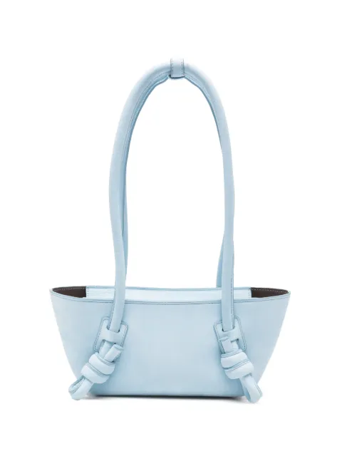 Hereu knot-detail leather shoulder bag Blue FLMISHNOWBS2601014