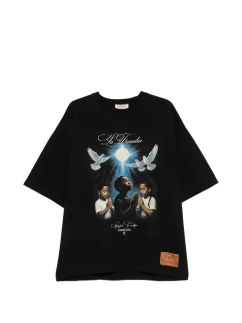 GARCIAS La Familia graphic-print T-shirt Black LAFAMILIAX