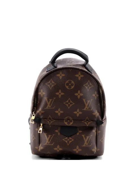 Louis Vuitton Pre-Owned Palm Springs Monogram Canvas Mini backpack Brown 2GM0IMNAJII7XMLN