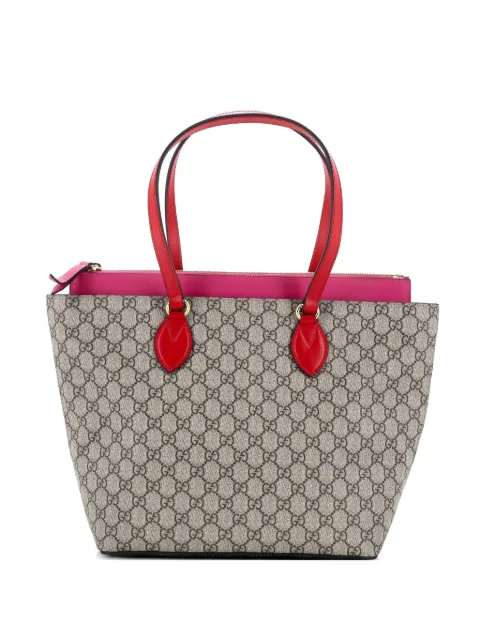 Gucci Pre-Owned Linea A Zip GG Coated Canvas and Leather Medium tote bag Brown 2EW6JA21X8E11LAE