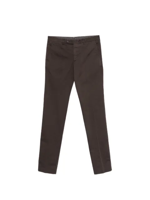 Rota slim-fit cotton trousers Brown 19455002C
