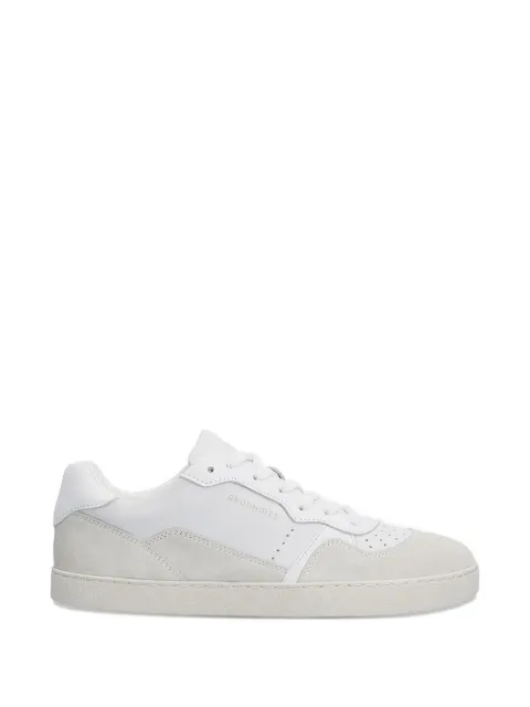 GROUNDS perforated panelled sneakers Neutrals GND22011222