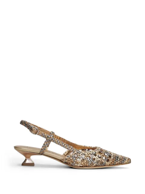 The Seller woven slingback pumps Neutrals CE414