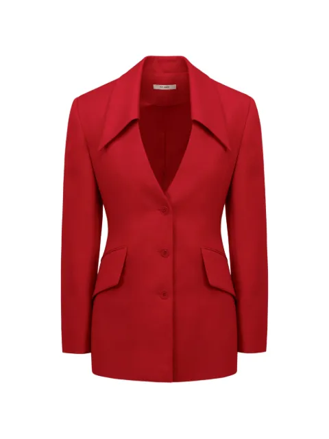 THE ARKOW Natasha pointed-lapel blazer Red TAS014C