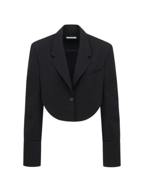 THE ARKOW Kira cropped blazer Black TAS004C