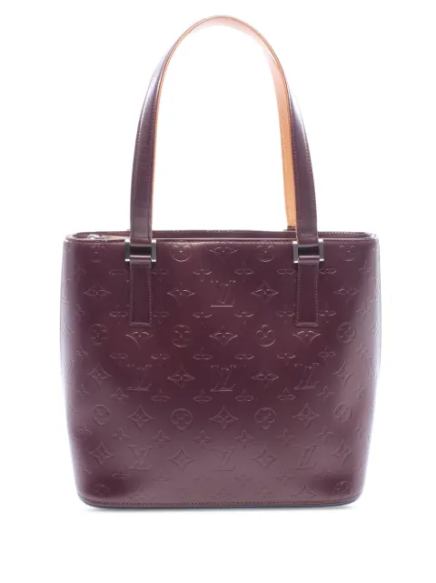 Louis Vuitton Pre-Owned 2002 Monogram Mat Stockton tote bag Red PK98ELAIZS9LG84Q